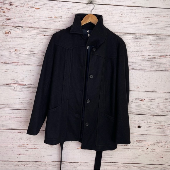J. Crew black wool pea coat - Picture 2 of 12